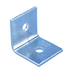 Plaque d'acier pliée 90 - trou 7/16''