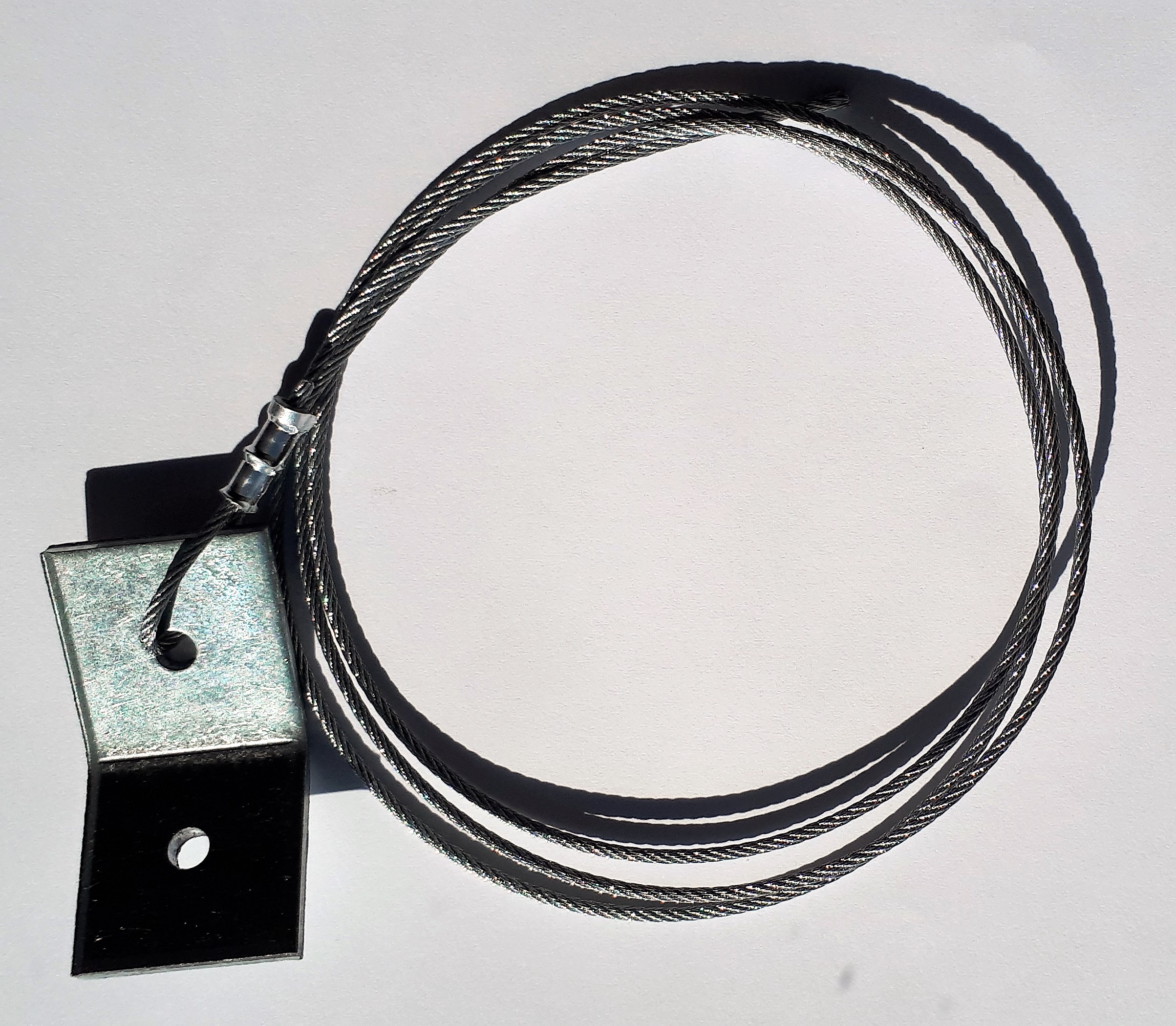 Câble assemblé 1/16'' x 4' - Équerre