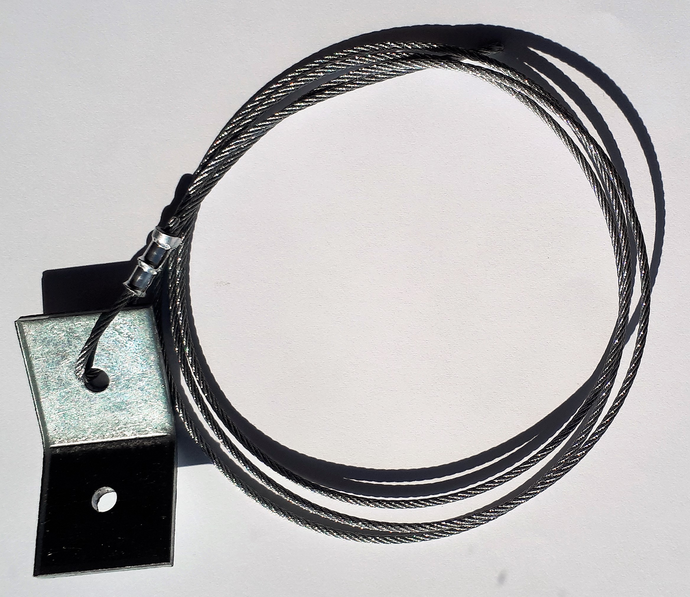 Câble assemblé 1/16'' x 3' - Équerre