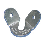 Plaque d'acier ouverte pour tige 1/2''