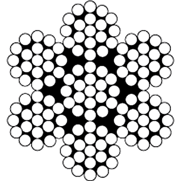 Câble d'aviation 3/8''