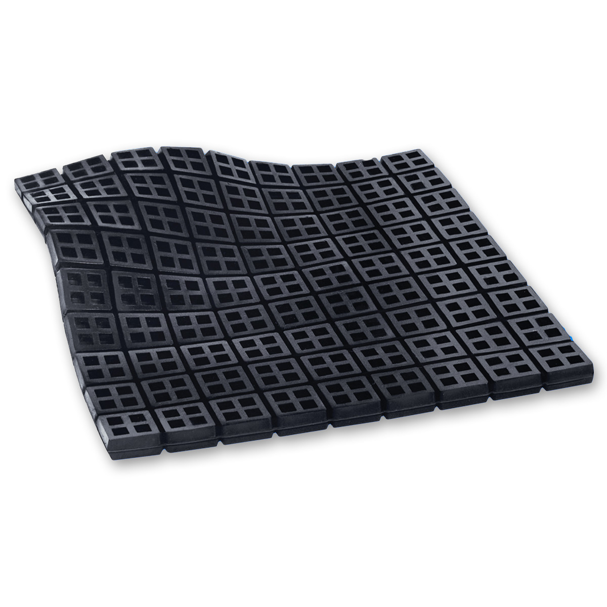 Coussin de caoutchouc gaufré 3/4''
